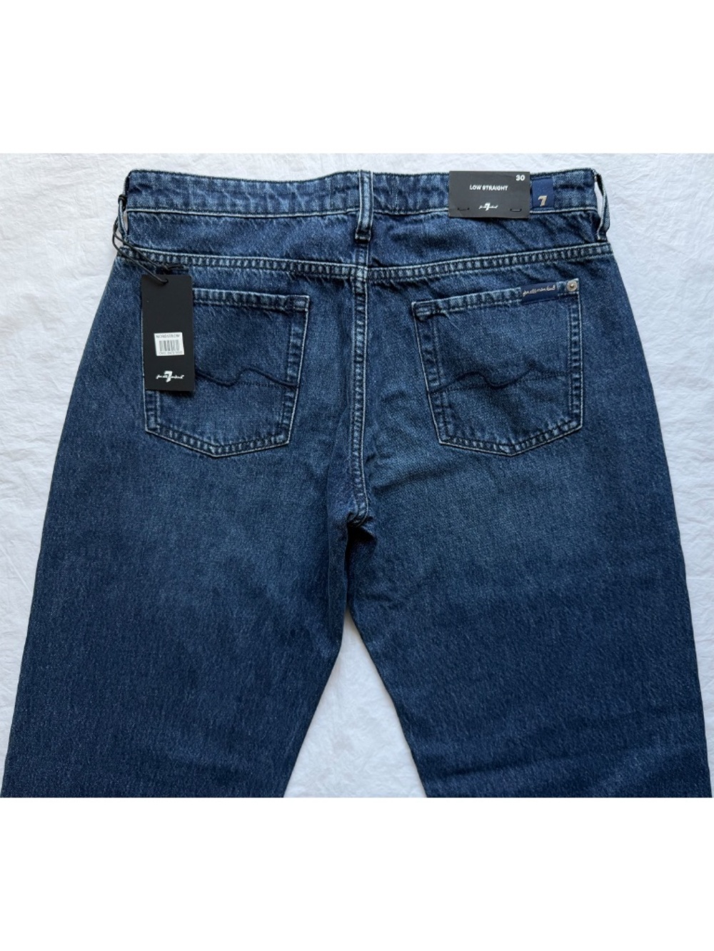 7 FOR ALL MANKIND NWT LOW RISE STRAIGHT LEG KENDALLVILLE JEAN. SIZE 30 - Picture 8 of 11